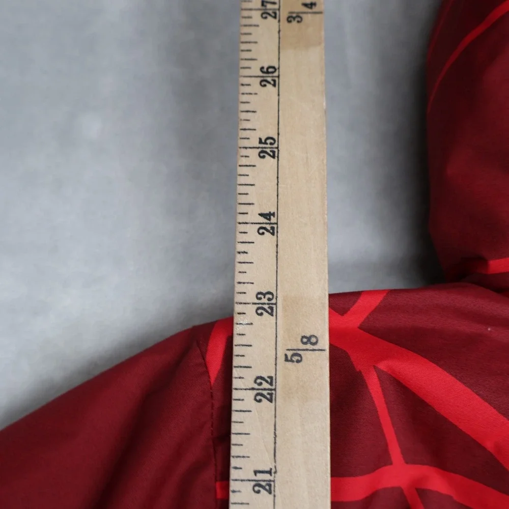 Columbia Jacket‎ Boys Medium 10/12 Red Geometric Lightning Lift Insulated Puffer